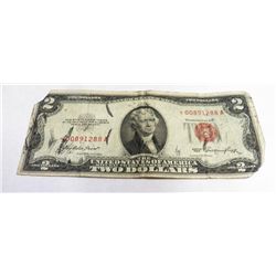 Red Seal Two Dollar Bill