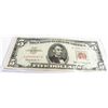 Image 1 : Red Seal Five Dollar Note