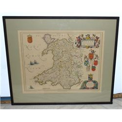 Nice Framed Scotland Atlas, 1648