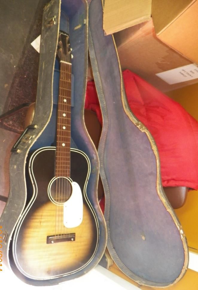 Vintage Silvertone Acoustic Guitar