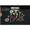 Image 1 : Small metal tool box miscellaneous tools,