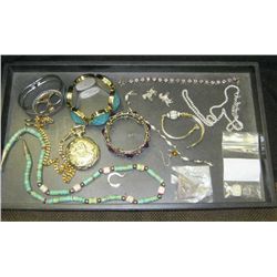 Tray Of Jewelry Some Marked .925