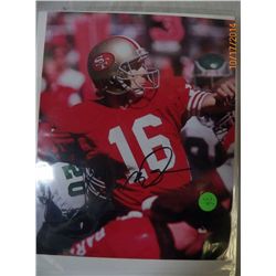 Signed Photo Joe Montana