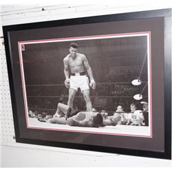 Very Nice Black Metal Frame Muhammad Ali Picture