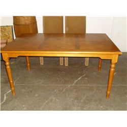 Wooden Oak Dinning Room Table