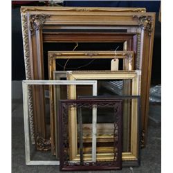 10 miscellaneous vintage frames