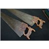 Image 2 : Two Vintage Hand Saws.