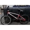 Image 1 : Silver/Red Unknown BMX Bicycle