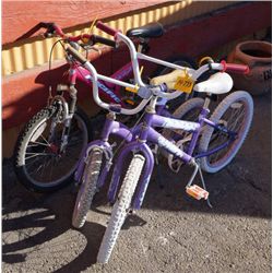 3 Bike Lot, Little Girl Bikes