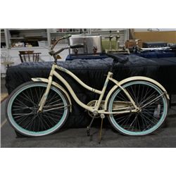 Yellow Huffy Cranbrook Cruiser Bicycle