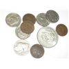 Image 1 : 10 TOTAL U.S. COINS INCLUDING SILVER KENNEDY HALF DOLLAR/INDIAN HEAD PENNIES & BUFFALO NICKELS