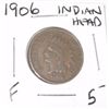 Image 1 : 1906 INDIAN HEAD PENNY RED BOOK VALUE $5.00+ *NICE EARLY FINE GRADE*!! PENNY CAME OUT OF SAFE!!