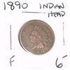 Image 1 : 1890 INDIAN HEAD PENNY RED BOOK VALUE $6.00+ *NICE EARLY FINE GRADE*!! PENNY CAME OUT OF SAFE!!