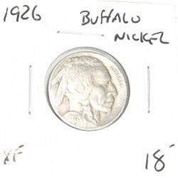 1926 BUFFALO NICKEL RED BOOK VALUE $18.00+ *NICE EARLY EXTRA FINE GRADE*!! BUFFALO NICKEL CAME OUT O