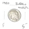 Image 1 : 1920 BUFFALO NICKEL RED BOOK VALUE $5.00+ *NICE EARLY FINE GRADE*!! BUFFALO NICKEL CAME OUT OF SAFE!