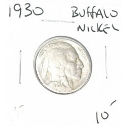 1930 BUFFALO NICKEL RED BOOK VALUE $10.00+ *NICE EARLY VERY FINE GRADE*!! BUFFALO NICKEL CAME OUT OF