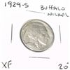 Image 1 : 1929-S BUFFALO NICKEL RED BOOK VALUE $20.00+ *NICE EARLY EXTRA FINE GRADE*!! BUFFALO NICKEL CAME OUT