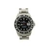 Image 1 : WATCH: [1] Men's St. Steel Rolex O.P. GMT Master II date wristwatch; black dial; bi-directional beze