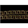 Image 2 : NECKLACE:  [1] 10KYG custom link chain, 24 1/2''s;  and [1] 10KYG with rhodium plated accents round 