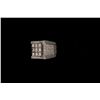 Image 3 : RING:  [1] 10KWG ring set with 97 round diamonds, approx. 1.78 cttw., good/ G-I/ VS-SI; size 6 1/2; 