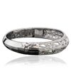 Image 2 : 18KT White Gold 1.68ctw Diamond Bangle Bracelet