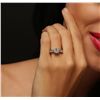 Image 2 : 14KT White Gold 1.56ctw Diamond Ring