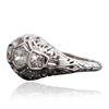 Image 2 : 18KT White Gold 0.44ctw Diamond Ring