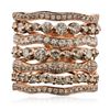 Image 3 : 14KT Rose Gold 2.93ctw Diamond Ring