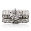 Image 1 : 18KT White Gold 5.20ctw Diamond Ring