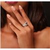 Image 2 : 14KT Two-Tone Gold 3.49ct Morganite and Diamond Ring