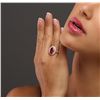 Image 2 : 14KT Yellow Gold 3.26ct Ruby and Diamond Ring