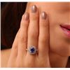 Image 1 : 14KT White Gold 1.41ct Tanzanite and Diamond Ring