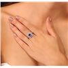 Image 2 : 14KT White Gold 1.41ct Tanzanite and Diamond Ring