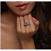Image 2 : 14KT White Gold 1.93ct Tanzanite and Diamond Ring
