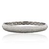 Image 3 : 14KT White Gold 3.44ctw Diamond Bangle Bracelet