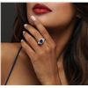 Image 2 : 14KT White Gold 2.11ct Tanzanite and Diamond Ring