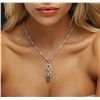 Image 1 : 18KT Two-Tone Gold 4.79ctw Diamond Necklace