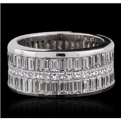 Platinum 10.16ctw Diamond Ring