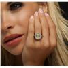 Image 2 : Platinum EGL Certified 4.78ctw Diamond Ring