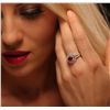 Image 1 : 14KT Yellow Gold 1.59ct Ruby and Diamond Ring