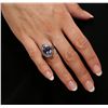Image 1 : 14KT White Gold 2.69ct Tanzanite and Diamond Ring