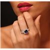 Image 2 : 14KT Two-Tone Gold 2.89ct Tanzanite and Diamond Ring