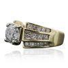 Image 2 : 14KT Yellow Gold 3.38ctw Diamond Ring