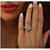 Image 2 : 18KT White Gold 3.91ctw Diamond Ring