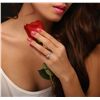 Image 1 : Platinum 0.98ctw Diamond Ring