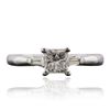 Image 3 : 18KT White Gold 0.84ctw Diamond Ring