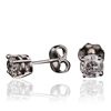 Image 2 : 14KT White Gold 1.21ctw Diamond Solitaire Earrings