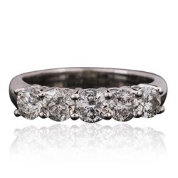 14KT White Gold 1.17ctw Diamond  Ring