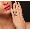 Image 1 : Platinum and 14KT White Gold 3.55ctw Diamond Ring