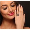 Image 2 : Platinum and 14KT White Gold 3.55ctw Diamond Ring